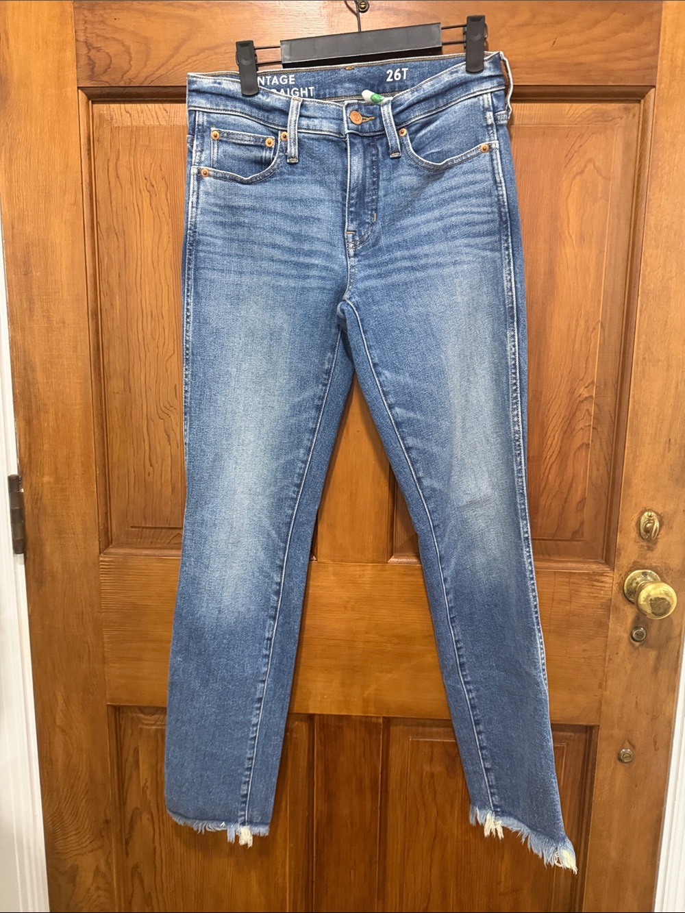 GAP Women's Straight Leg Jeans in Light Blue Wash